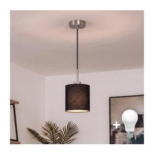 BRILAGI - LED luster na lanku NUBILA 1xE27/60W/230V pr. 14 cm čierna EG32517+BG1581 vyobraziť