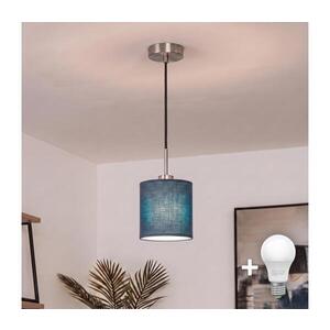 BRILAGI - LED luster na lanku NUBILA 1xE27/60W/230V pr. 14 cm, čierna/tmavomodrá EG32517+BG1575 vyobraziť
