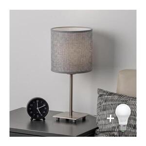 BRILAGI - LED stolová lampa NUBILA 1xE27/60W/230V sivá EG32509+BG1582 vyobraziť