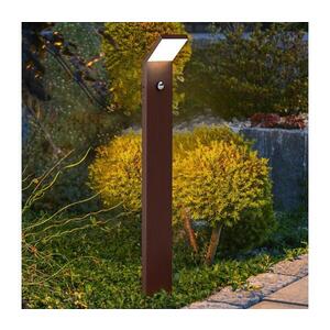 BRILAGI - LED vonkajšie svietidlo so senzorom RIANO LED/8W/230V hnedé IP65 80 cm WO-HR60143-800-OEM-RUST vyobraziť