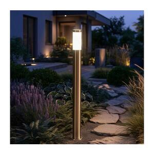 BRILAGI - LED vonkajšie svietidlo ELIA 1xE27/7W/230V 4000K IP44 100 cm chróm BG5750+BG0216 vyobraziť