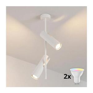 BRILAGI - LED RGBW stmievateľný luster na tyči BRANCH 2xGU10/6, 5W/230V biela BG5257+2xAI0589 vyobraziť