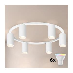 BRILAGI - LED RGBW Stmievateľné stropné svietidlo SELE 6xGU10/6, 5W/230V biela BG5286+AI2323 vyobraziť
