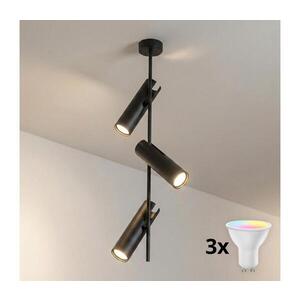 BRILAGI - LED RGBW Stmievateľný luster na tyči BRANCH 3xGU10/6, 5W/230V čierna BG5259+3xAI0589 vyobraziť