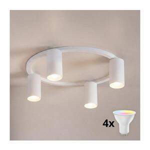 BRILAGI - LED RGBW stmievateľné stropné svietidlo SELE 4xGU10/6, 5W/230V biele BG5283+4xAI0589 vyobraziť