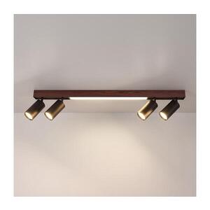 BRILAGI - LED Bodové svietidlo SELE 4xGU10/30W/230V + LED/20W čierna/dubový dekor WO-LEDSELE90-08-OEM vyobraziť