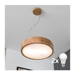 BRILAGI - LED luster na lanku CARVALHO 2xE27/15W/230V dub pr. 37 cm 8590828606765 vyobraziť