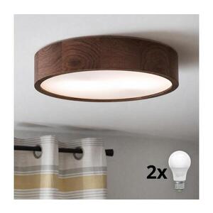 BRILAGI - LED stropné svietidlo CARVALHO 2xE27/15W/230V dub/orech pr. 37 cm 8590828607175 vyobraziť