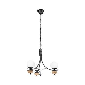 BRILAGI - LED Luster na reťazi COTTAGE 3xG9/40W/230V dub/biela vyobraziť