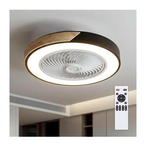 BRILAGI-LED stmievateľné svietidlo s látorom LED/30W/230V 3000-6500K čierne/dub + diaľkové ovládanie WF-OSD-040-BLK vyobraziť