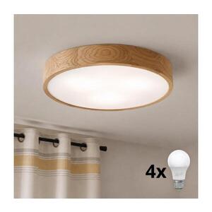 BRILAGI - LED stropné svietidlo CARVALHO 4xE27/60W/230V dub, priemer 57, 5 cm 8590828002130 vyobraziť