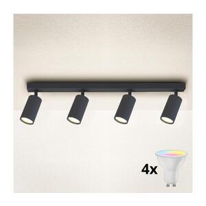 BRILAGI - Stmievateľné LED RGBW bodové svietidlo SELE 4xGU10/4, 8W/230V antracitové BG1633+4xAI2382 vyobraziť