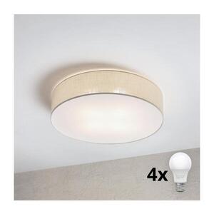 BRILAGI - LED stropné svietidlo SIRIJA 4xE27/15W/230V pr. 60 cm krémové 8590828019473 vyobraziť