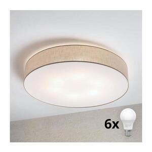 BRILAGI - LED stropné svietidlo SIRIJA 6xE27/15W/230V priemer 80 cm béžové 8590828019480 vyobraziť