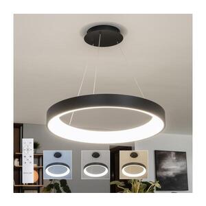 BRILAGI - stmievateľný LED luster na lanku FALCON II LED/99W/230V pr. 60 cm čierny + diaľkové ovládanie BRDC2668-600/CR vyobraziť