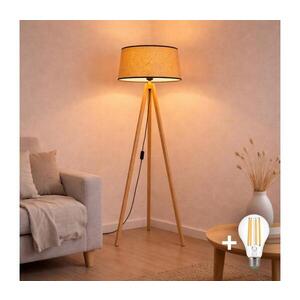 BRILAGI - LED stojacia lampa CERIA 1xE27/60W/230V priemer 35 cm béžová EG781083+AS0463 vyobraziť