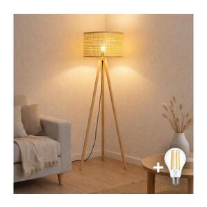 BRILAGI - LED stojacia lampa CERIA 1xE27/60W/230V pr. 40 cm béžová EG781161+AS0463 vyobraziť