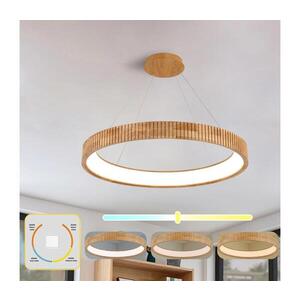 BRILAGI - Závesný LED luster na lankách FALCON WOOD MODERN LED/60W/230V pr. 80 cm drevo BRI554 vyobraziť