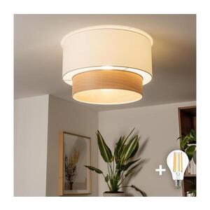BRILAGI - LED prisadené stropné svietidlo CERIA 1xE27/40W/230V pr. 50 cm biela/béžová BG3991+EG781089 vyobraziť