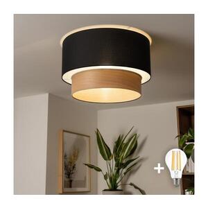 BRILAGI - LED Prisadený luster CERIA 1xE27/40W/230V pr. 50 cm čierna/béžová BG3991+EG781091 vyobraziť