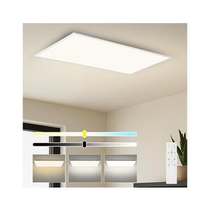 BRILAGI - stmievateľné LED stropné svietidlo SLIMFRAME LED/80W/230V 120x60 cm biele + diaľkové ovládanie BRI777 vyobraziť