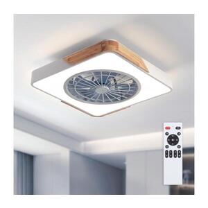 BRILAGI - stmievateľné LED svietidlo s látorom LED/38W/230V 50 cm biela/dub + diaľkové ovládanie WF-OSD-041 vyobraziť