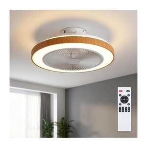 BRILAGI - stmievateľný stropný látor s LED, 38W/230V, 50 cm, biely/hnedý + diaľkové ovládanie WF-OSD-002 vyobraziť