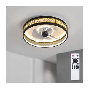 BRILAGI - LED stmievateľný stropný látor LED/34W/230V 50 cm čierna/zlatá + diaľkové ovládanie WF-OSD-162 vyobraziť