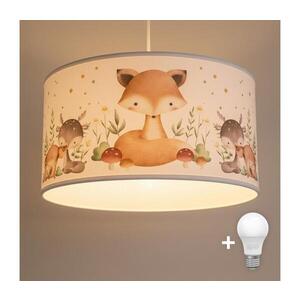 BRILAGI - LED detský luster na lanku BOBO 1xE27/60W/230V pr. 35 cm biela/zvieratká 8590828051381 vyobraziť