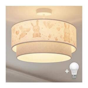 BRILAGI-LED Detský prisadený luster BOBO 1xE27/60W/230V pr. 40 cm krémová/šedá/kráľovská 8590828051213 vyobraziť