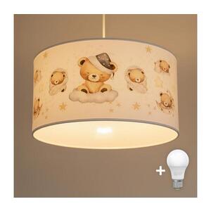 BRILAGI - LED detský luster na lanku BOBO 1xE27/60W/230V pr. 35 cm biela/medvedíky 8590828051411 vyobraziť