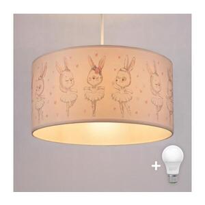 BRILAGI - LED detský luster na lanku BOBO 1xE27/60W/230V pr. 35 cm biela/zajačiky 8590828051138 vyobraziť
