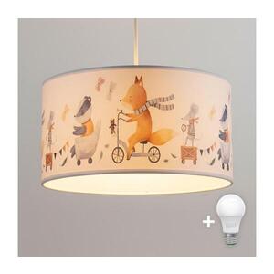 BRILAGI - LED Detský luster na lanku BOBO 1xE27/60W/230V pr. 35 cm biela/zvieratká 8590828051114 vyobraziť