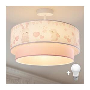 BRILAGI-LED Detský prisadený luster BOBO 1xE27/60W/230V pr.40 cm krémová/ružová/kráľovská 8590828051312 vyobraziť