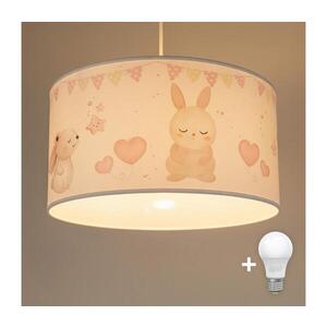 BRILAGI - LED detský luster na lanku BOBO 1xE27/60W/230V pr. 35 cm biela/zajačiky 8590828051404 vyobraziť