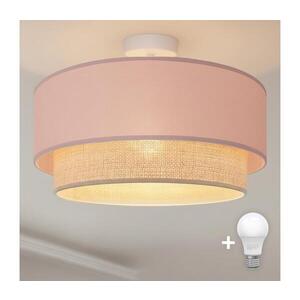 BRILAGI - LED prisadený luster BOHO BOBO 1xE27/60W/230V priemer 40 cm ružová/krémová 8590828051176 vyobraziť
