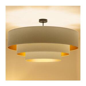 BRILAGI - Prisadený luster LUNETA 3xE27/60W/230V pr. 80 cm krémová/zlatá 8590828052135 vyobraziť