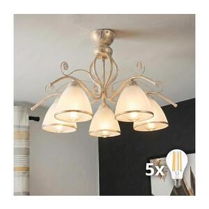 BRILAGI - LED prisadený luster ANTICO 5xE27/60W/230V 3000K biela patina 8590828036869 vyobraziť