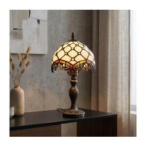 BRILAGI - Tiffany vitrážová stolová lampa IVORY 1xE27/60W/230V BRT-12016A vyobraziť