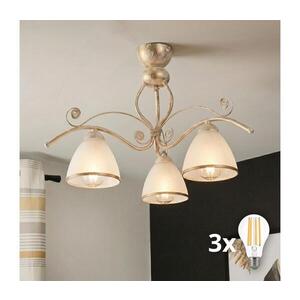 BRILAGI - LED prisadený luster ANTICO 3xE27/60W/230V biela patina 8590828036852 vyobraziť