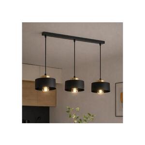 BRILAGI - Závesný luster na lanku SPRING 3xE27/60W/230V čierna/zlatá 77-003B vyobraziť