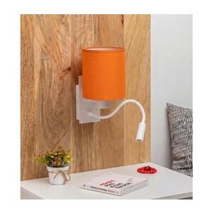 BRILAGI -LED Flexibilná nástenná lampa NUBILA 1xE27/25W/230V + LED/3W biela/oranžová BG1559+BG2453 vyobraziť