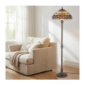 BRILAGI - Tiffany vitrážová stojacia lampa LUISA 2xE27/60W/230V 63071 vyobraziť