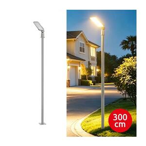 BRILAGI - vonkajšia LED lampa so stĺpom a káblom 3 m URBANLIGHT LED/50W/230V sivá IP65 BG4761+BG3820 vyobraziť