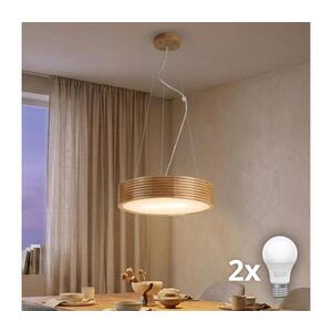 BRILAGI - LED luster na lanku CARVALHO MODERN 2xE27/60W/230V, dub, priemer 37, 5 cm 8590828039389 vyobraziť