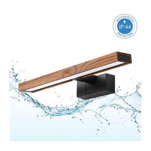 BRILAGI-LED Kúpeľňové osvetlenie zrkadla 3v1 WOODY MIRROR LED/8W/230V 40 cm IP44 čierna/dub 8590828039242 vyobraziť
