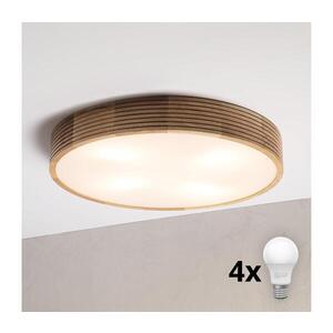 BRILAGI - LED stropné svietidlo CARVALHO MODERN 4xE27/60W/230V, dub, priemer 57, 5 cm 8590828039396 vyobraziť