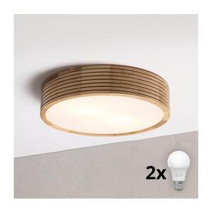 BRILAGI - LED stropné svietidlo CARVALHO MODERN 2xE27/60W/230V pr. 37, 5 cm dub 8590828039341 vyobraziť