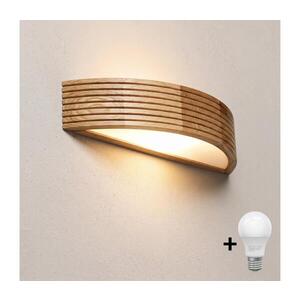 BRILAGI - LED nástenné svietidlo CARVALHO MODERN 1xE27/60W/230V dub 8590828039372 vyobraziť