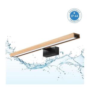 BRILAGI - LED kúpeľňové osvetlenie zrkadla 3 v 1 WOODY MIRROR LED/12W/230V IP44 čierna/dub 8590828018223 vyobraziť
